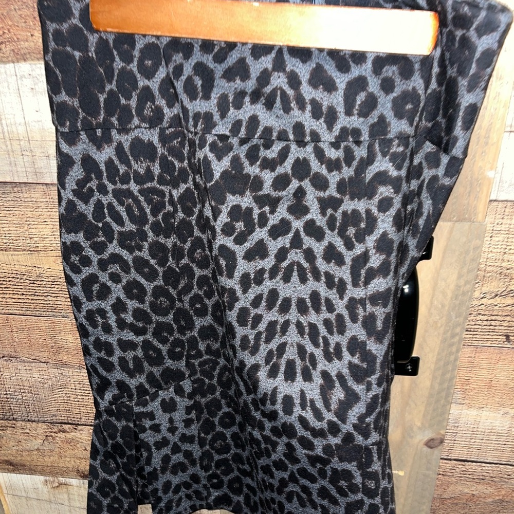 Cato Gray Black Midi Pencil Skirt